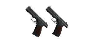Pistolas White Streak Duales
